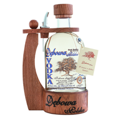 Picture of Vodka Debowa Polska  with handle 40% Alc. 1L (Case=4)