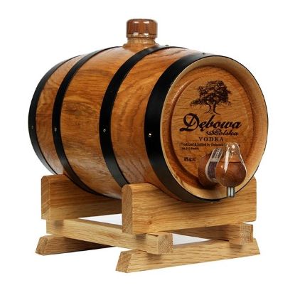 Picture of Debowa Vodka in barrel 40% Alc. 1.5L (Case=1)