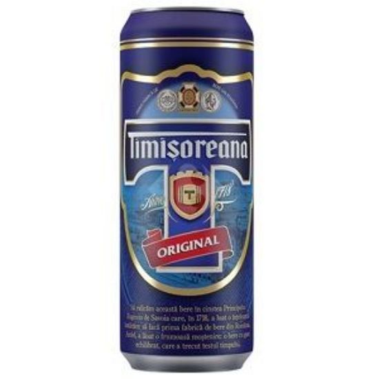 Picture of Beer Timisoreana Can 5.0% Alc. 0.568L (Case=24)