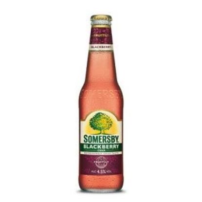 Picture of Beer Somersby Blackberry Bottle 4.5% Alc. 0.4L (Case=24)