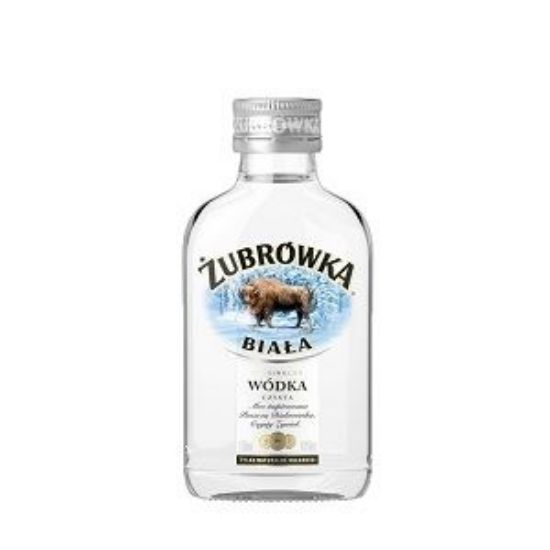 Picture of Vodka Zubrowka Biala 40% Alc. 0.1L (Case=24)  