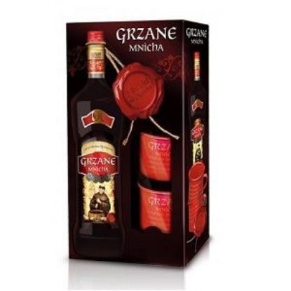 Picture of Wine Grzane Mnicha in Box + 2 cups 14% Alc. 1L (Case=6)  