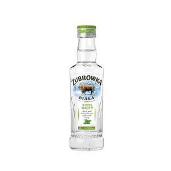 Picture of Vodka Zubrowka Mint Note 37.5% Alc. 0.2L (Case=24)