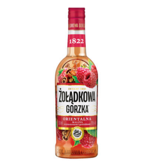 Picture of Vodka Zoladkowa Delicja Raspberry with cinnamon and cloves 30% Alc. 0.5L (Case=12)