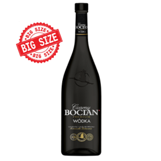 Picture of Vodka Bocian Czarny 40% Alc. 1L (Case=6)