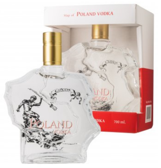 Picture of Vodka Map of Poland in Gift Box 40% Alc. 0.7L (Case=6)