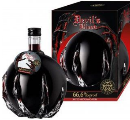 Picture of Liqueur Devil's Blood Gift  Box 33.3% Alc. 1L (Case=1)