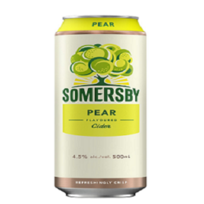 Picture of Beer Somersby Pear Can 4.5% Alc. 0.5L (Case=24)