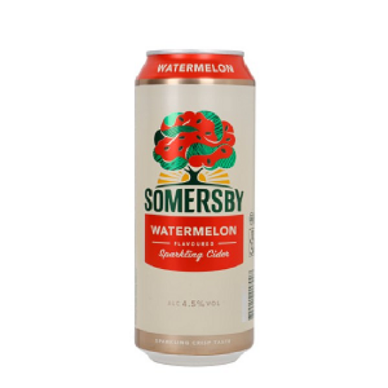 Picture of Beer Somersby Watermelon Can 4.5% Alc. 0.5L (Case=24)