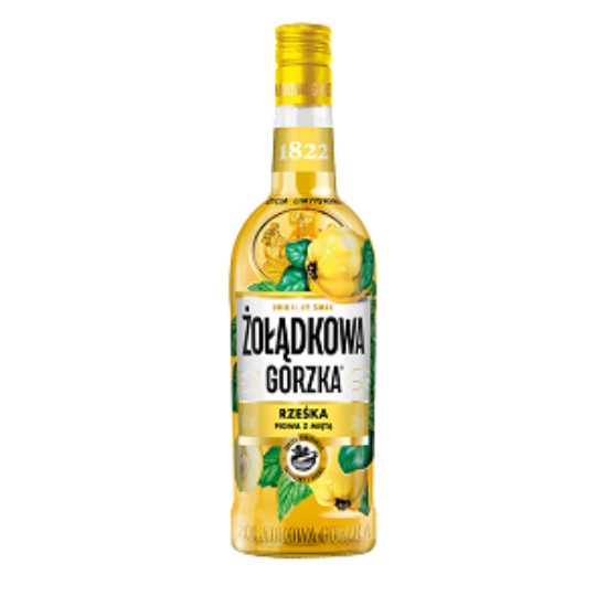 Picture of Vodka Zoladkowa Rzeska Quince Mieta 30% Alc. 0.5L (Case=12)